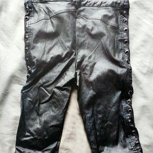 Forever 21 Black Side Lace Up Pants